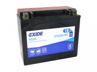 EXIDE BIKE Maintenance Free 18Ah, 12V, ETX20-BS (YTX20H-BS)