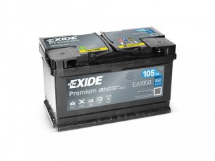 EXIDE Premium 105Ah, 12V, EA1050