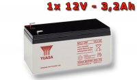 APC RBC35, battery replacement kit (1 pcs. YUASA NP3.2-12)