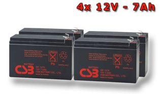 APC RBC23, battery replacement kit (4 pcs. CSB GP1272 F2)