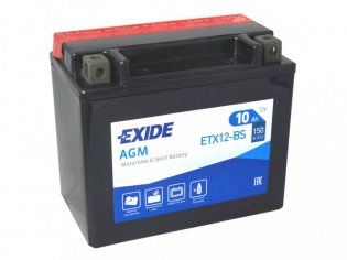 EXIDE BIKE Maintenance Free 10Ah, 12V, ETX12-BS