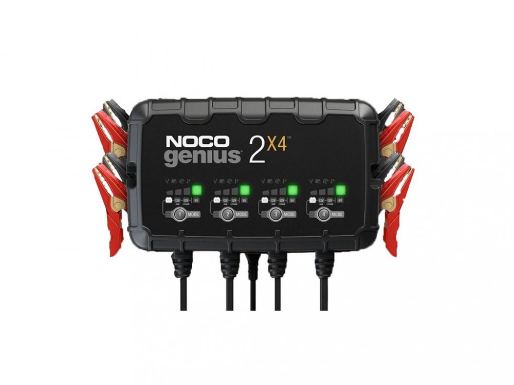 Charger NOCO GENIUS 2x4, 6/12V 2A