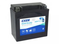 EXIDE BIKE Factory Sealed 12Ah, 12V, AGM12-12 (YTX14-BS)