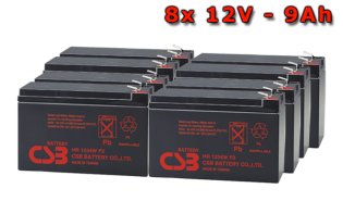 APC SYBTU1, battery replacement kit (8 pcs. CSB HR1234WF2)